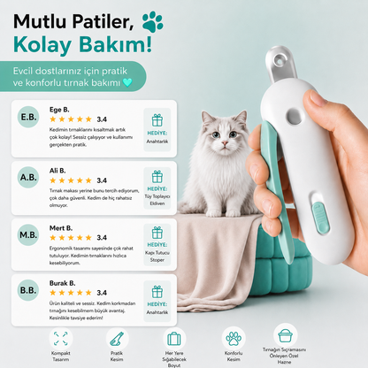 Patisa - Ayarlanabilir Evcil Hayvan Tırnak Makası